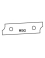 Bottom panel raising carbide knives - Ref. PLAQW90 - Conditionnement 6