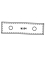 Panel raising carbide knives - Ref. PLAQW194 - L 46.5