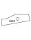 Panel raising carbide knives - Ref. PLAQW223 - L 41.7