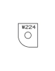 Plaquettes carbure plate bande