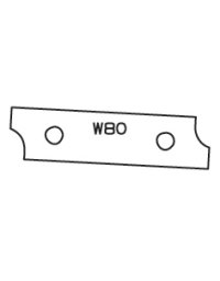 Plaquettes carbure plate bande dessus Plaquettes carbure plate bande dessus