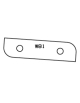 Plaquettes carbure plate bande dessus