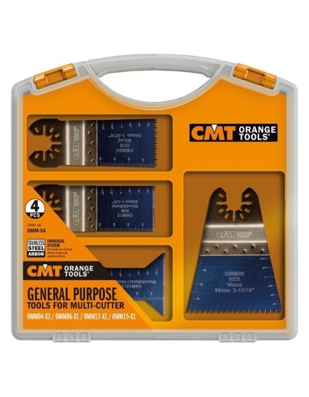 Set di 4 lame per utensili multifunzione in Lame oscillanti - Custodie e accessori di CMT