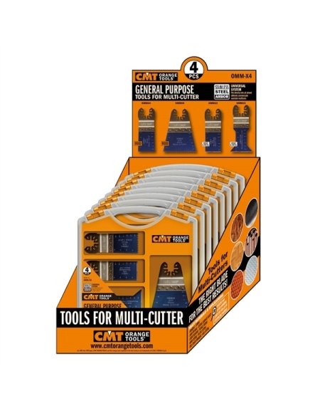 Set di 4 lame per utensili multifunzione in Lame oscillanti - Custodie e accessori di CMT