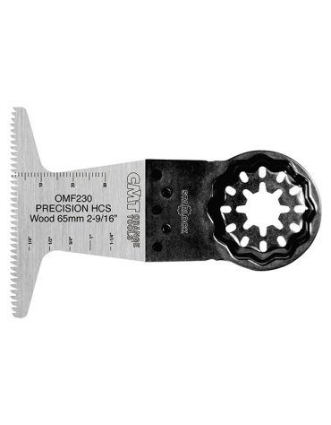 Lama di precisione per taglio a tuffo da 65 mm con denti giapponesi per legno. in Lame per seghe oscillanti STARLOCK - Legno di 