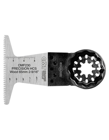 Lama di precisione per taglio a tuffo da 65 mm con denti giapponesi per legno. in Lame per seghe oscillanti STARLOCK - Legno di 