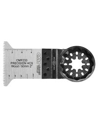 Lama di precisione a tuffo da 45 mm con dente "giapponese" temprato per legno in lame oscillanti STARLOCK - Legno di CMT