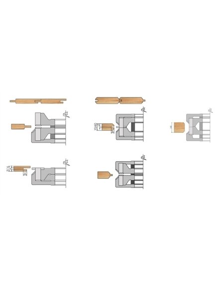Set portautensili multifunzione ELBÉ - portautensili con incastro maschio-femmina