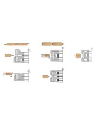 Set portautensili multifunzione ELBÉ - portautensili con incastro maschio-femmina