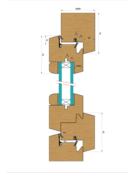 Coffret "outillage fenêtre" 58/68 jeu de 4mm