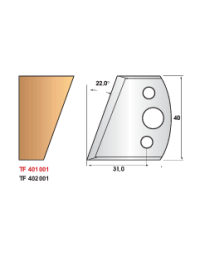 Cassetta portautensili con controferri (altezza 40 mm) - Le Ravageur