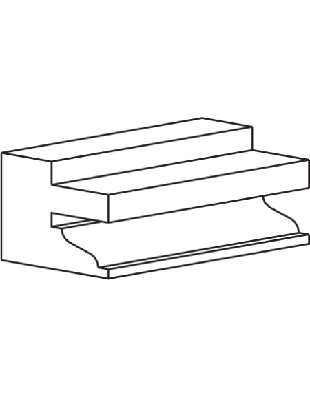 Cabezal portacuchillas para contraperfil de puerta «estilo rústico»