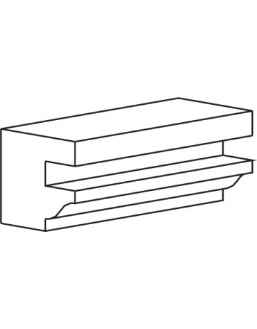 Porte-outils pour profil de porte Style 1800 à plaquettes