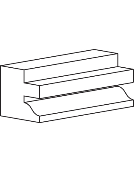 Cabezal portacuchillas para contraperfil de puerta «estilo 1800»