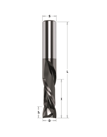 Brocas de corte helicoidal positivo y negativo - Long life