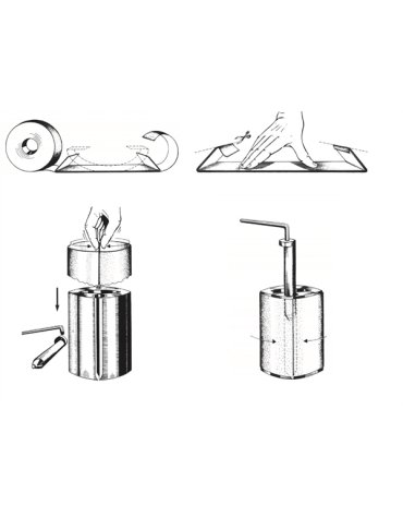 Cilindro levigatore Ponseco foro 50 - ELBÉ