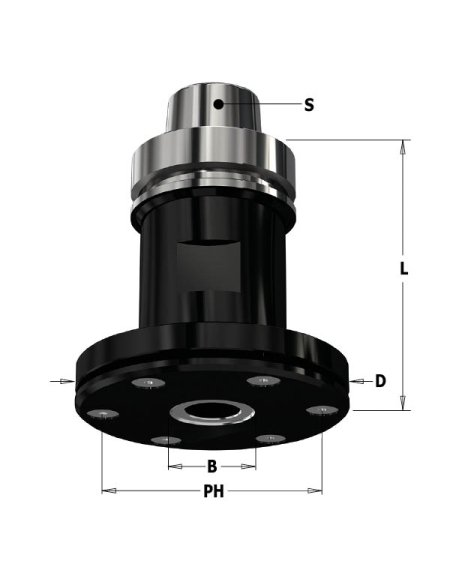 Mandrino porta lama in alberi portafresa di CMT