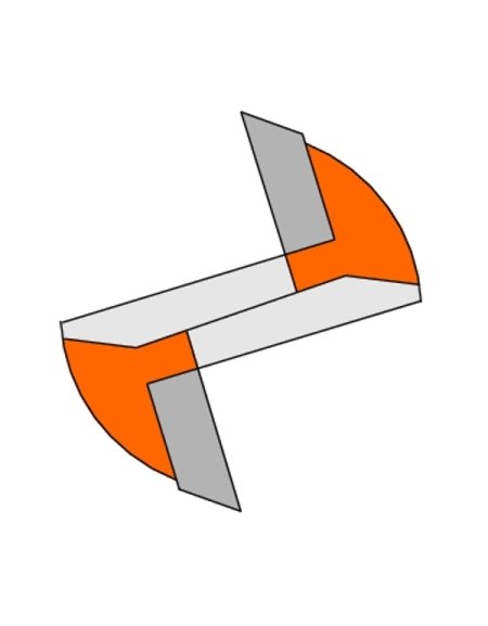 Frese per fresatura serie lunga con taglio dritto di CMT