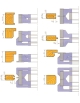 Jeu de porte-outils multifonction