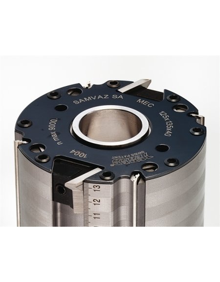 Tête de rabotage Tersa® R2000 PRO - Ø125 - Alésage 35