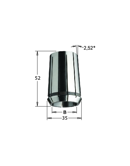 Pinza elástica bicónica DIN6388 - 462E