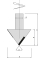 Diamond folding drill bits - Ref. DIAM5025001 - α 90°