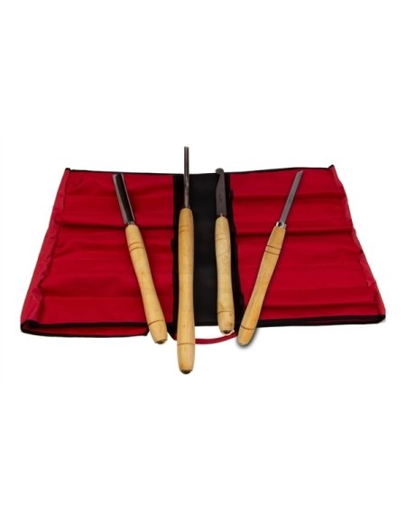 Set di utensili di tornitura di base - 4 pezzi in custodie e set di STUBAI