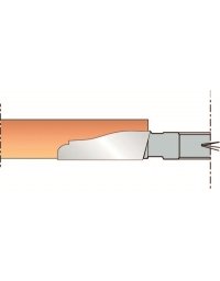 Fresa piatta con profilo ogivale in carburo brasato - The Ravager