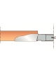 Brazed carbide ogee profile panel raising cutter
