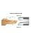 Set of 2 "panel raising" profiled knives - Ref. ELBD565463 - Designation QUART DE ROND DE 6MM A PENTE