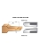 Set of 2 "panel raising" profiled knives - Ref. ELBD565462 - Position DESSOUS
