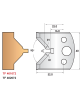 Messer für Universal-Messerkopf Höhe 40 mm