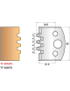 Cuchillas para cabezales universales, altura 40 mm