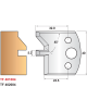 Knives for universal cutter head 40 mm high