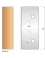 Universal-Messer Höhe 90 mm - Ref. ELBD538134 - H 90
