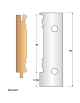 Universal-Messer Höhe 90 mm