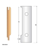 Universal-Messer Höhe 90 mm