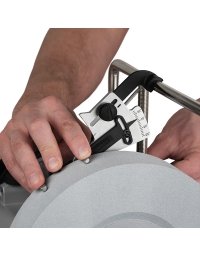 Réglage de l'angle d'affûtage sur la meule avec le KS-123
