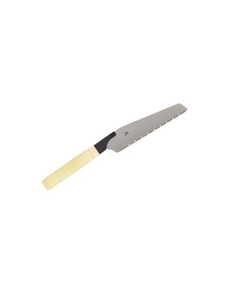 Scie japonaise de charpentier Shark Saw dents hybrides poignée traditionnel en bois et rotin