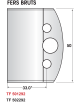 ELTF501292 - Messer für Universal-Messerkopf Höhe 50 mm