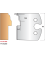 Gegenmesser für Universal-Messerkopf Höhe 50 mm - Ref. ELTF502265 - H 50
