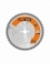 Lame circulaire DPX pour la coupe de panneaux - Ref. CMT28235072U - Trous d\'ergots 2/9/100+2/14/110