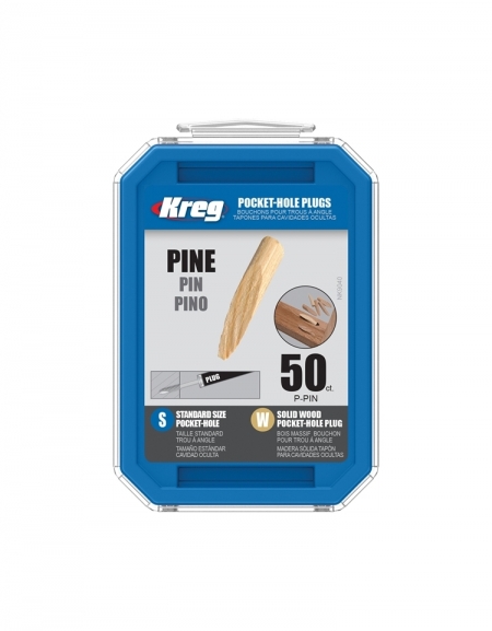 Bouchons de trous de poche standards en pin massif