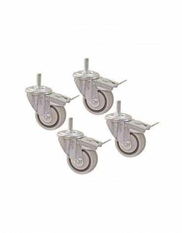 Roulettes HD KoaTools — double verrouillage, métal robuste Roulettes HD KoaTools — double verrouillage, métal robuste