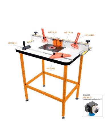 Plan de travail professionnel pour défonceuses dans Plan de travail par CMT