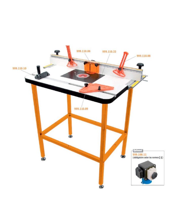 Piano di lavoro professionale per fresatrici in Worktop di CMT