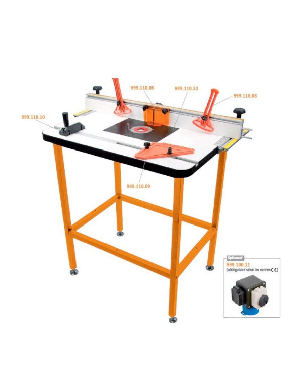 Piano di lavoro professionale per fresatrici in Worktop di CMT