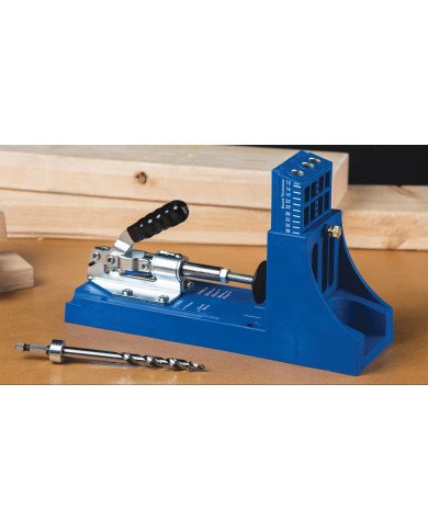 Gabarit Pocket-Hole Jig K4 avec guides acier - Vue côté