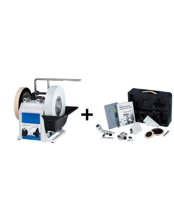 Affûteuse TORMEK® T8 + Kit du tourneur sur bois TNT-808 à 50%