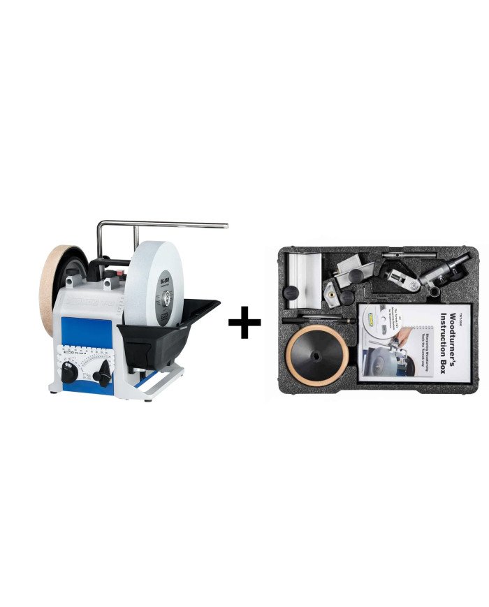 Affûteuse TORMEK® T8 + Kit du tourneur sur bois TNT-808 à 50%